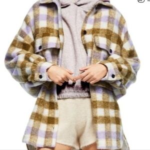 Zara Plaid Oversized Shacket